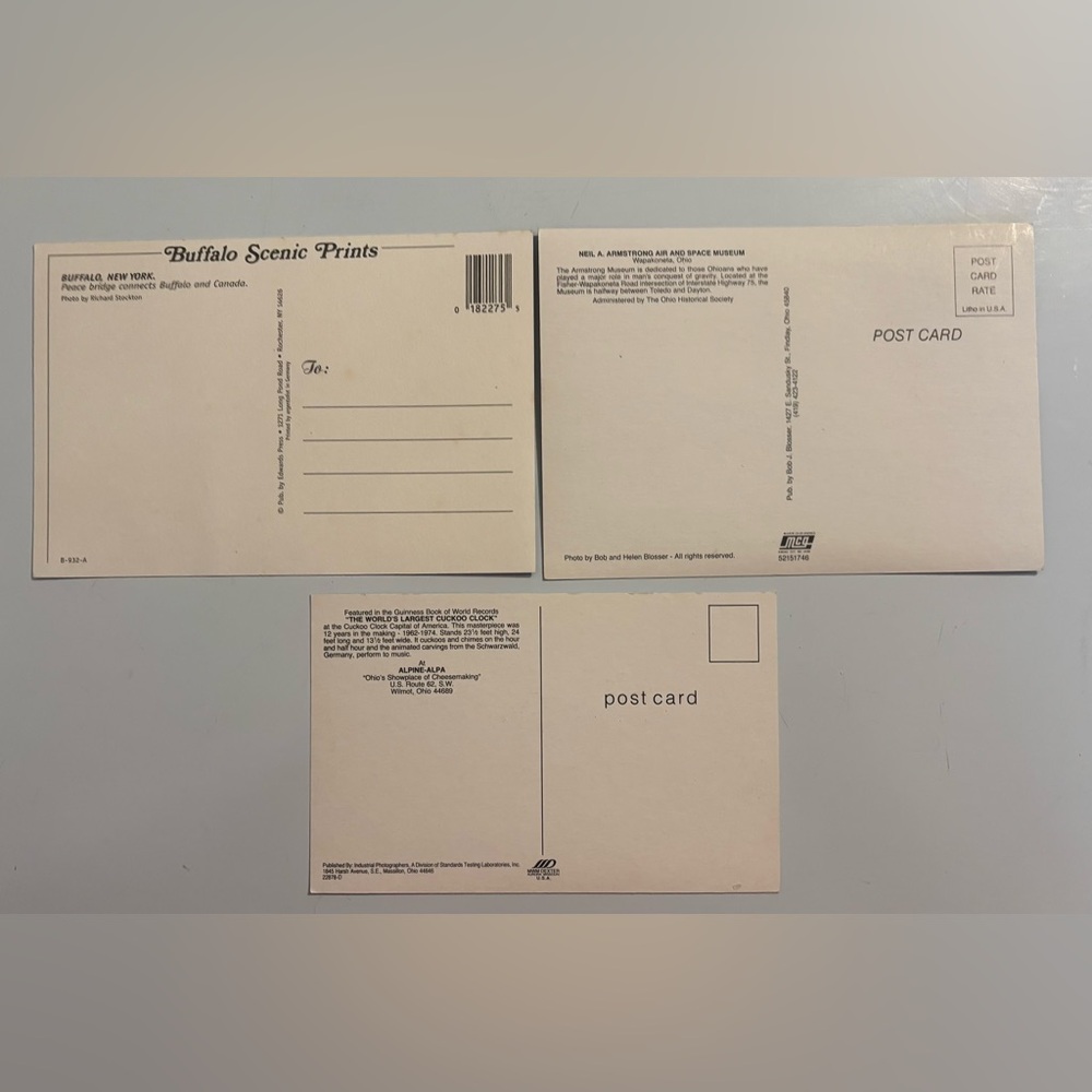 2 for $30 Vintage Ohio & Buffalo Landmark Postcard Set unused - Picture 5 of 8